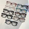 Internet celebrity small fresh plain face high sense anti-blue glasses business elegant versatile can be matched with degree flat mirror