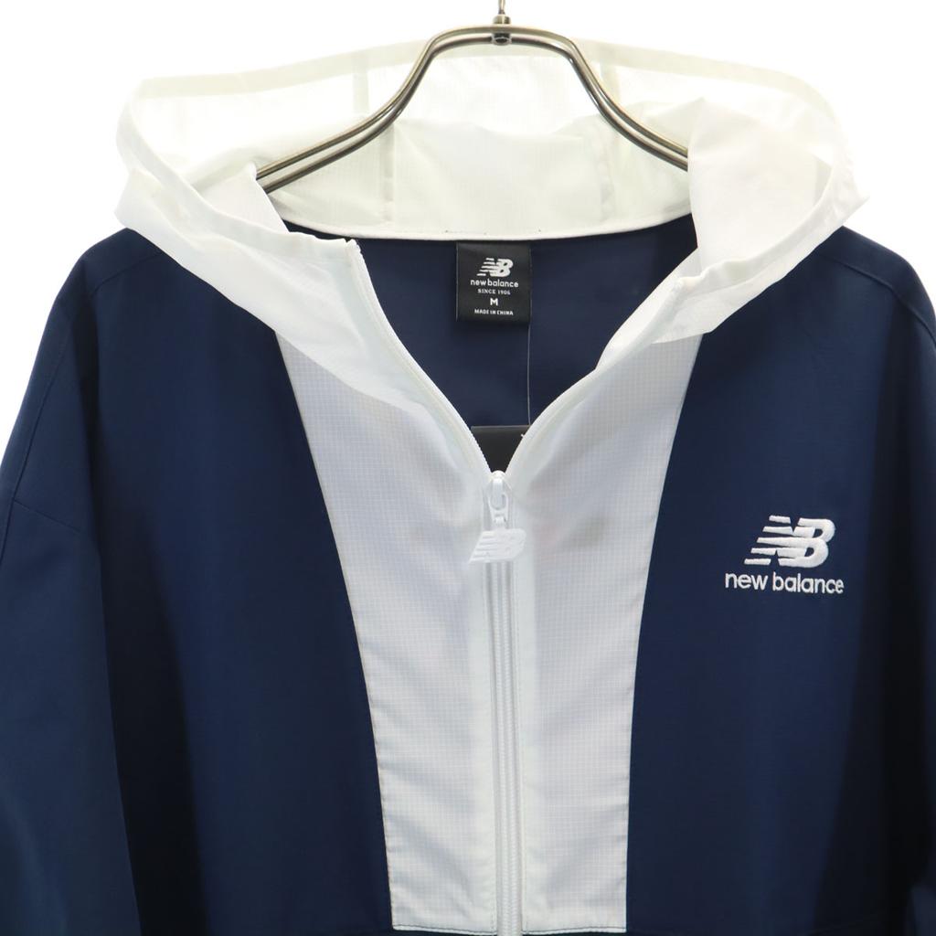 Unused NEW BALANCE Windbreaker M/L Navy Jacket Men's Used