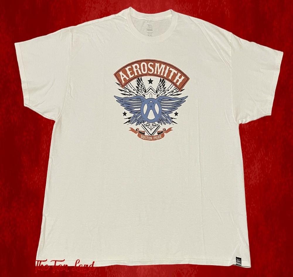 New Aerosmith Men s Boston Pride Mens Vintage Classic Unisex T-Shirt L
