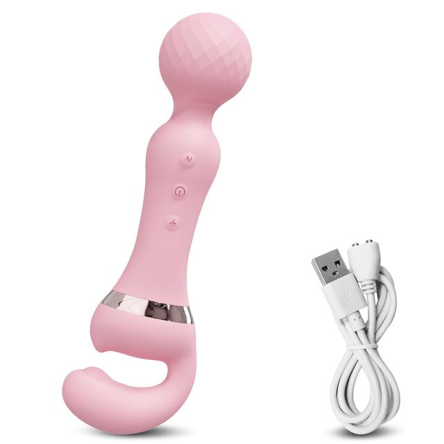 3 In 1 AV Wand Vagina Vibrator for Women Clitoris G-Spot Nipples Stimulator Female Masturbator Adult Goods Sex Toy for Women