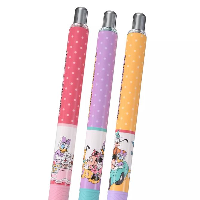 Disney Mickey & Friends 0.5 Gel-Tinten-Kugelschreiber-Set Japan NEU Disney Store