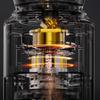 Electric Coffee Grinder Hibrew G3 Plus With 31 Grinding Settings, Smart Touchscreen, Stainless Steel Grinder, Silver