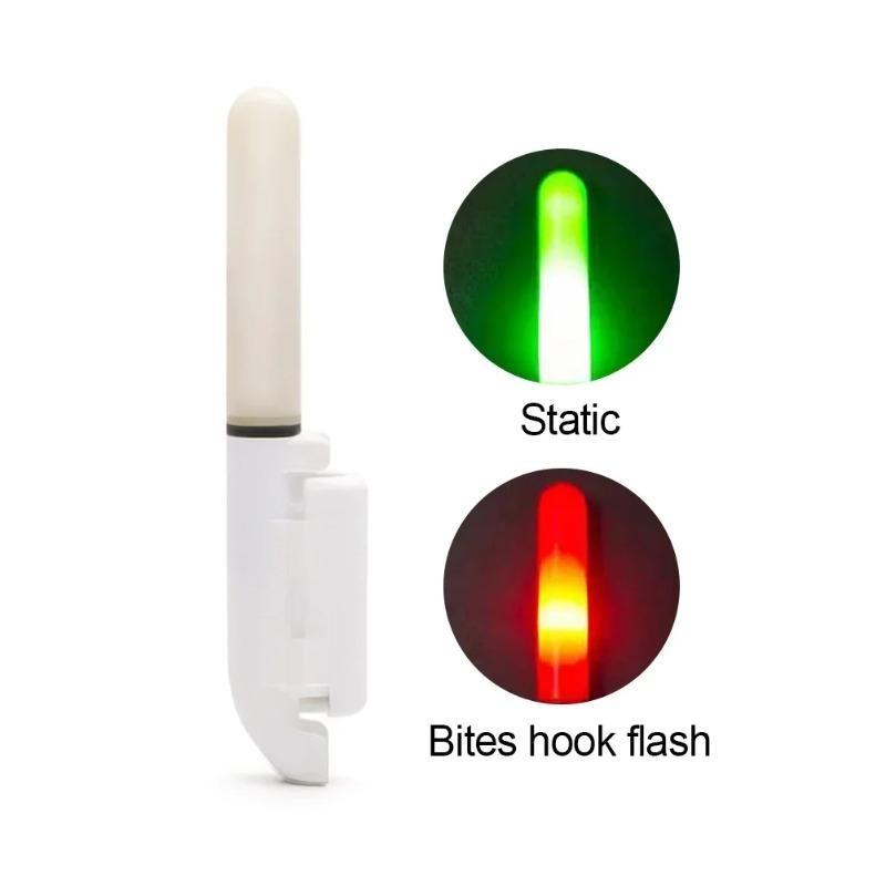 Fishing Bite Indicator, Color-Changing Rod Tip Light,Suitable for Sea Fishing, Fishing Accessories (Without Battery)
