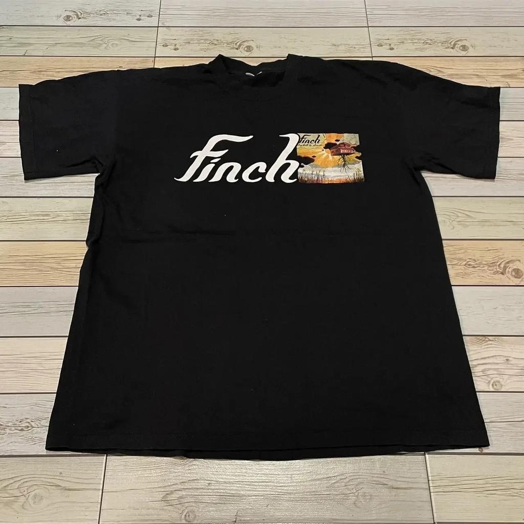 NEW Finch Band Black Cottn Shirt Full size S-5XL unisex BT1981