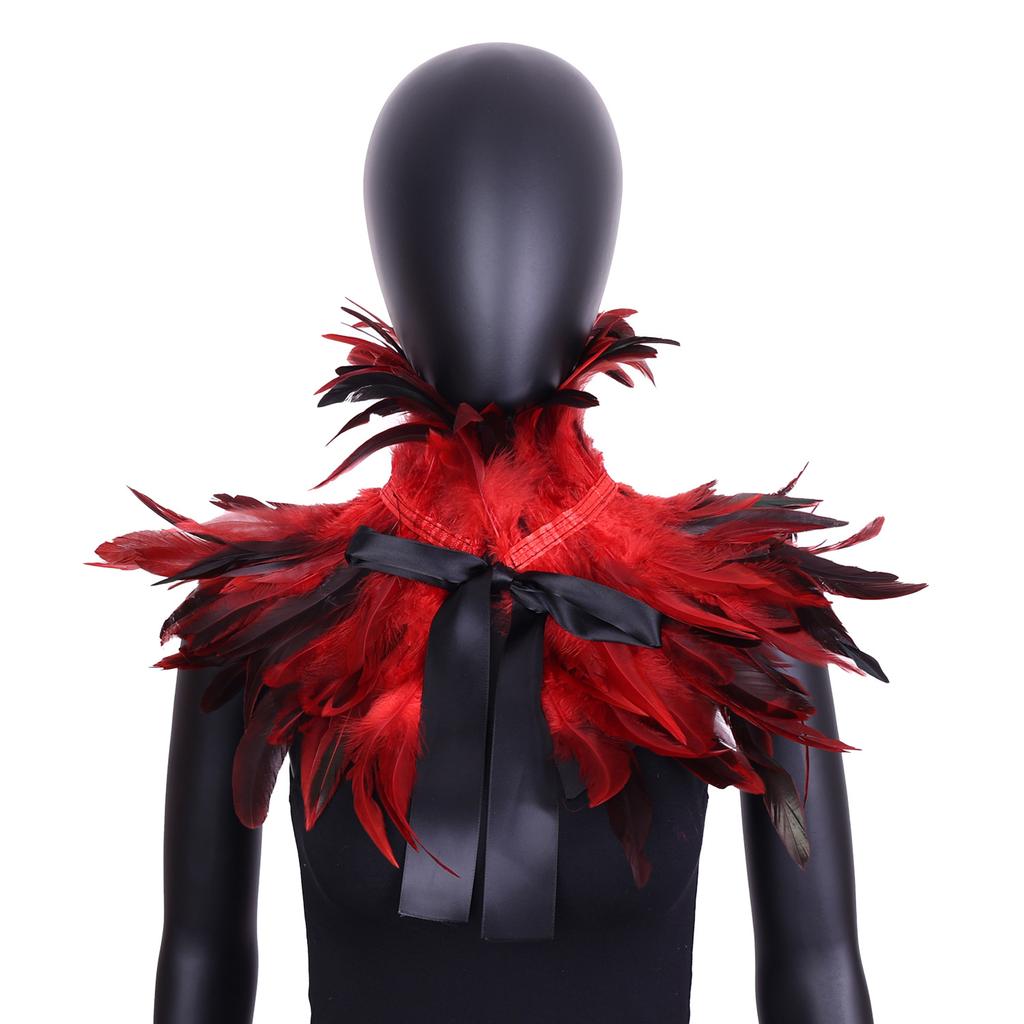 Makeup Ball, Party Decoration, Feather Scarf, Shawl, Cape, Camisole, Fake Collar, Clothing Decoration
