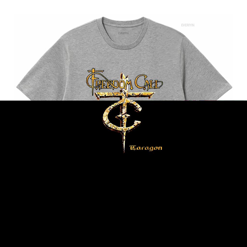Freedom Call German Power Metal Band Taragon T Shirt S 2XL Long or s vintage Washed Stretched Breathable designer clothes homme