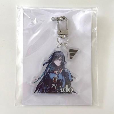 Ado adidas Japan Soccer Team Uniform Acrylic Keychain Rare Official