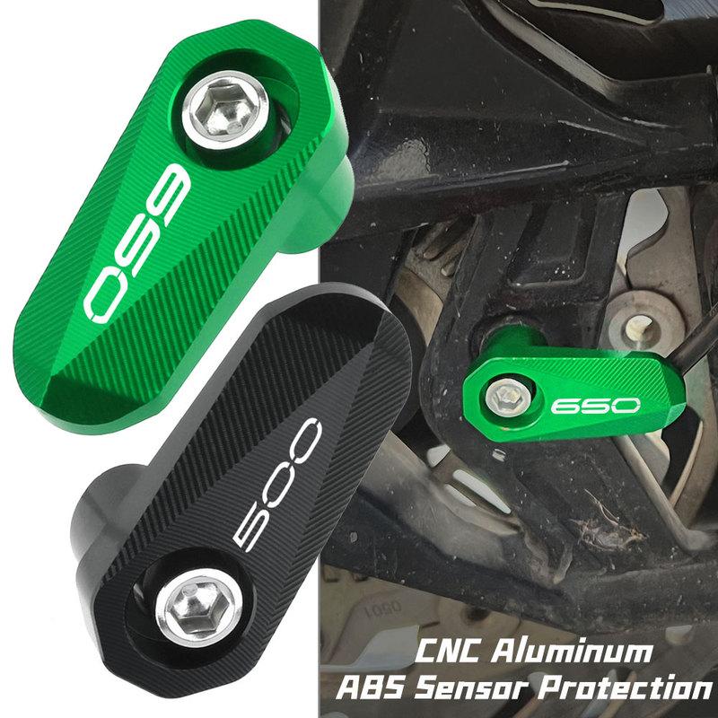 Motorcycle Front Wheel DecorativeABS Sensor Guard Cap For Kawasaki Z650 Z500 SE Ninja 650 500 Ninja400 Z400