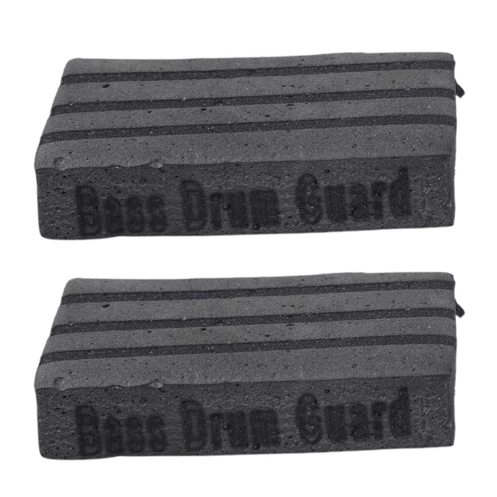 2 Stück Praktischer Bassdrum-Spannreifen-Schutz Gummi Trommelspannreifen-Schutzwerkzeug Perkussionszubehör Einfach zu installieren