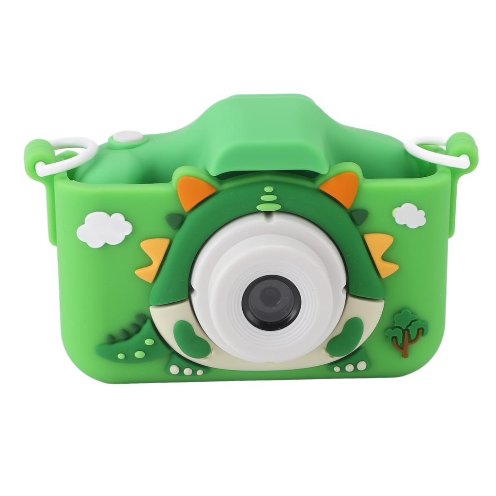 Kids Camera Cute Cartoon Dinosaur Design Multifunction 2.0 Inch Display 400mAh Selfie Digital Camera for Kids Girls and