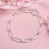 925 Sterling Silber 8 Zoll Exquisites Klassisches Armband Damen Modeaccessoire Hochzeitsfeier Gastgeschenk Schmuck