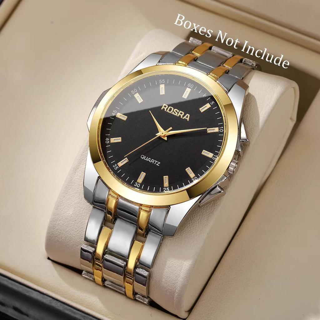 Luxury Stainless Steel Strap Men Business Watches Fashion Women Quartz Wristwatches Clock Reloj Hombre