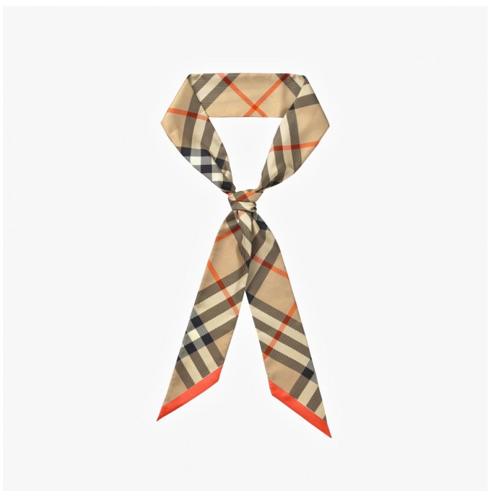 Burberry 8088136 A2021 Check Twily Silk Scarf