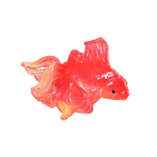 

Miniature Fish for Crafts Mini Fake Goldfish Figurine Tiny Resin Simulated Fish Model for Fairy Garden Accessories Micro Landscape Terrarium Ornament B