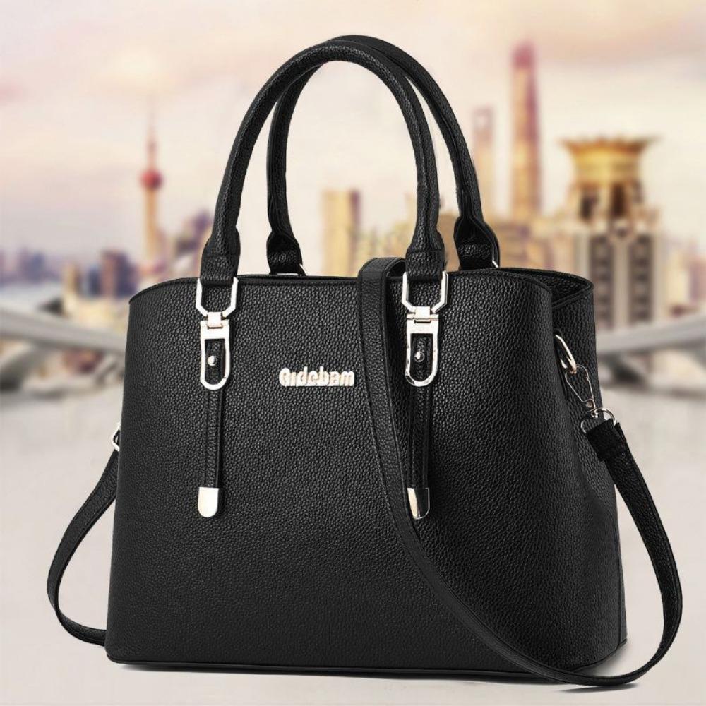 Borsa in vera pelle da donna, borsa da donna, borsetta per neomamme, borsa da donna di mezza età, borsa grande, borsa a tracolla crossbody di grande capacità