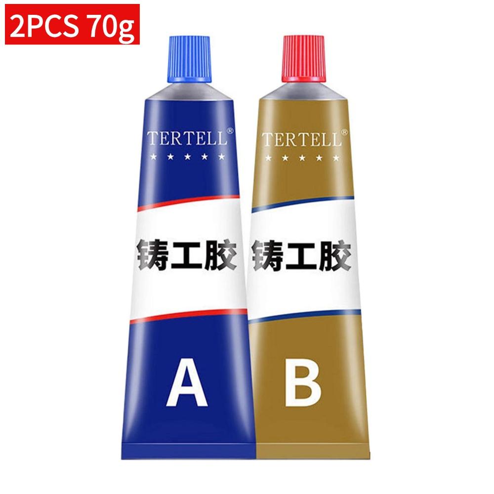 2-10Pcs Metal Repair Adhesive High Strength Bonding Sealant Weld Seam Adhesive Heat Resistance Strong Casting AB Glue Sealant
