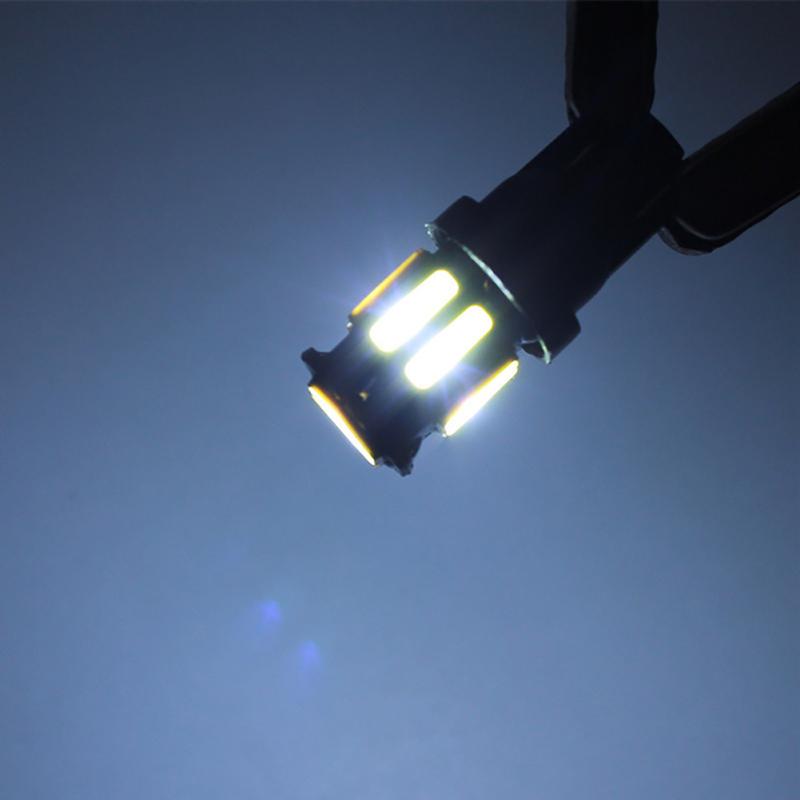 1 Ζεύγος Φώτα LED Αυτοκινήτου T10 7020 10smd Υψηλής Φωτεινότητας Λαμπτήρες Πορείας Φώτα Θέσης Φώτα Ανάγνωσης Πινακίδας Κυκλοφορίας
