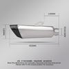 60mm Motorcycle Exhaust Muffler Escape Moto For MT07 Z400 S1000RR FZ1N Z900 CBR500R R6 R25 R3 R1