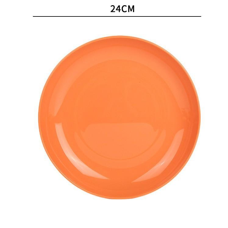 Uz Casnic Paste Deserturi Occidentale Gustări Fructe Culoare Solidă Farfurie Rotundă