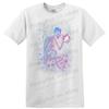 Skeleton Butterfly T Shirt Graphic Art Floral Design Halloween Theme Tee