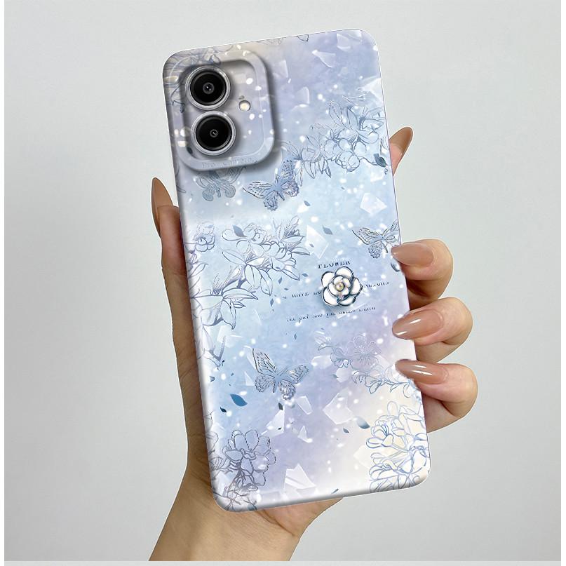For Samsung Galaxy A07 4G Phone Case Fashion Aesthetic Style Soft Liquid Silicone Shockproof Back Mobile Cover Anti Slip Fundas
