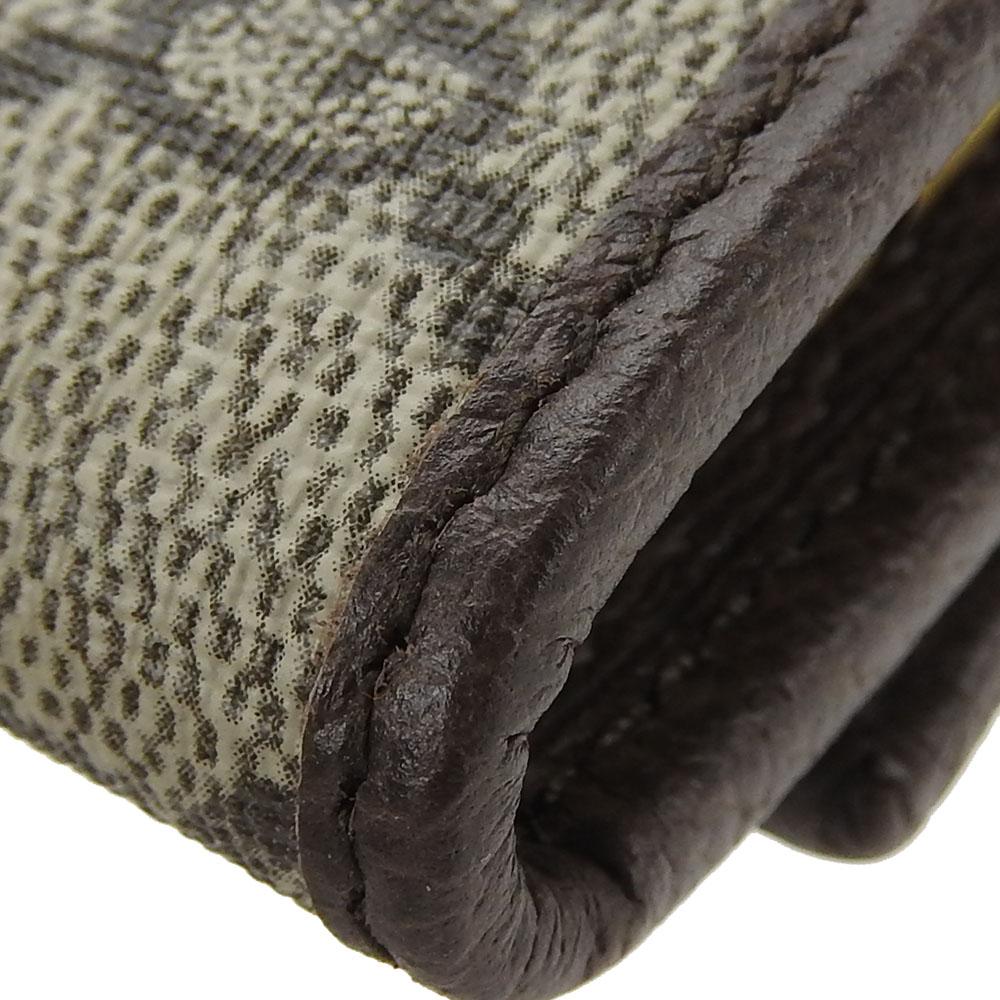 Used GUCCI Key Holder  Off Deer 603732 Sherry GG Supreme Canvas/leather Beige Beige Six Hooks