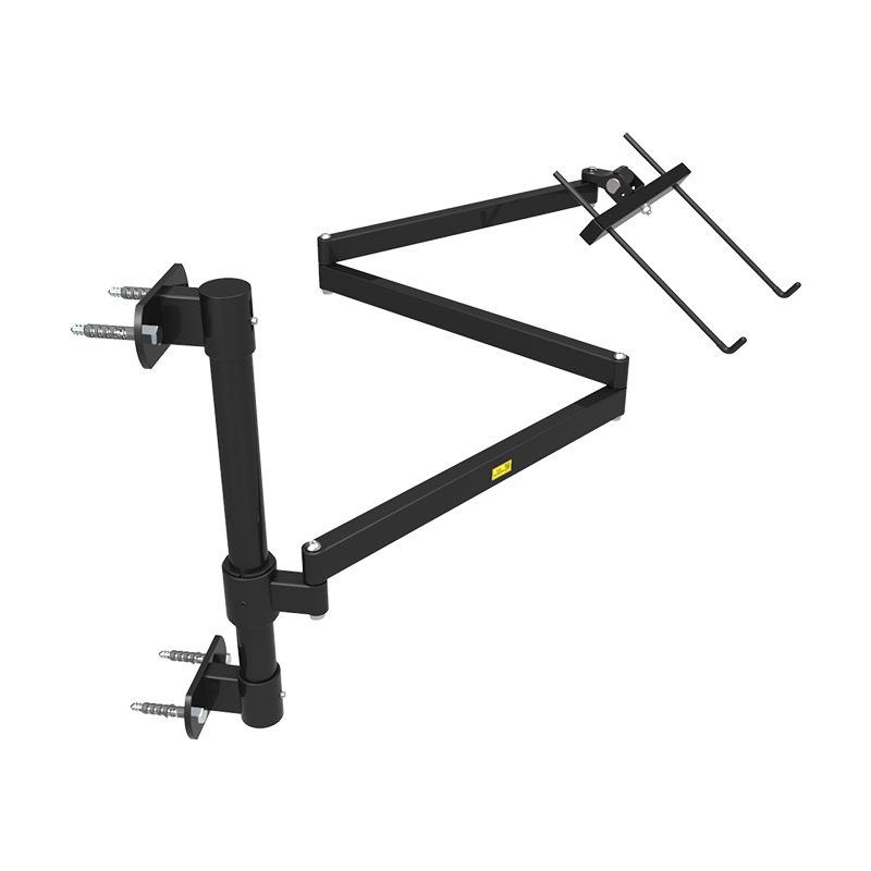Household Telescopic Folding Lazy Laptop Wall Bracket Lying on TV Bed Folding Lifting Bracket чёрный