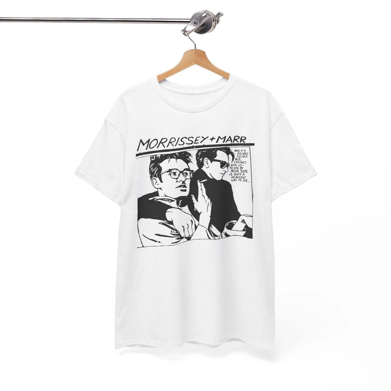 The Smiths Моррисси Марр Футболка Мультяшный Мем Подарок Смешная Футболка Стиль Унисекс Футболка XL