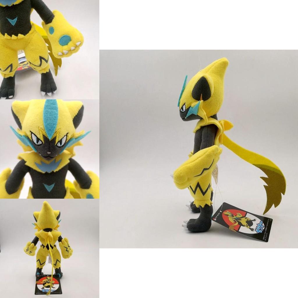 Weiche und leichte 25cm Gelbe Zeraora Elektro-Serie Plüschpuppe Spielzeug Tolles Geschenk für Kinder