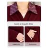 Sophisticated Spring & Autumn Two-Piece Set for Middle-Aged and Elderly Women - 2026 New Style Lapel Shirt Set