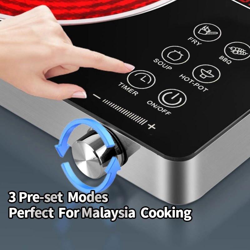 3500W High Power Electric Ceramic Stove Household Portable Infrared Electric Infrared Cooker Stove Smart Fire Boiler