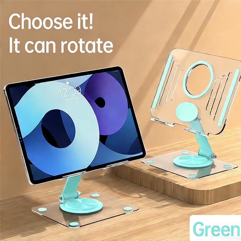 Desktop Mobile Phone Tablet Holder, Computer Acrylic Transparent, Suitable for Ipad, Student Dormitory Desk Reading Support