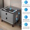 Smart Bedside Table with Storage - Compact Bedroom Cabinet