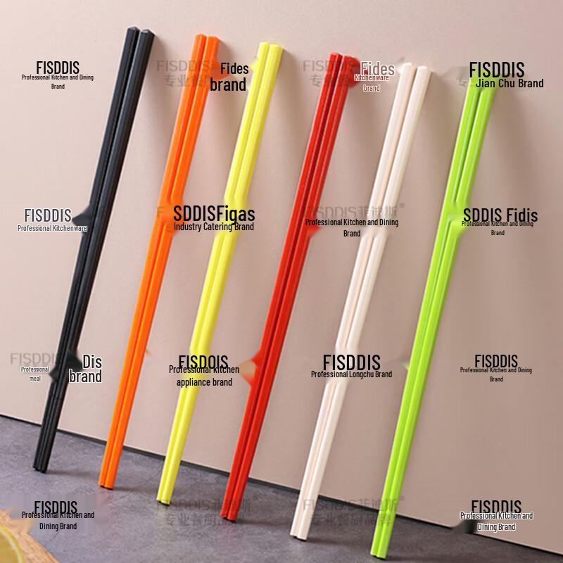 FISDDIS A5 Melamine Food-Grade Chopsticks, 10 Pairs