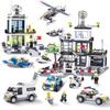 Police Fire Department Building Blocks Set For Kids Diy Construction Toys With Abs Plastic For Children