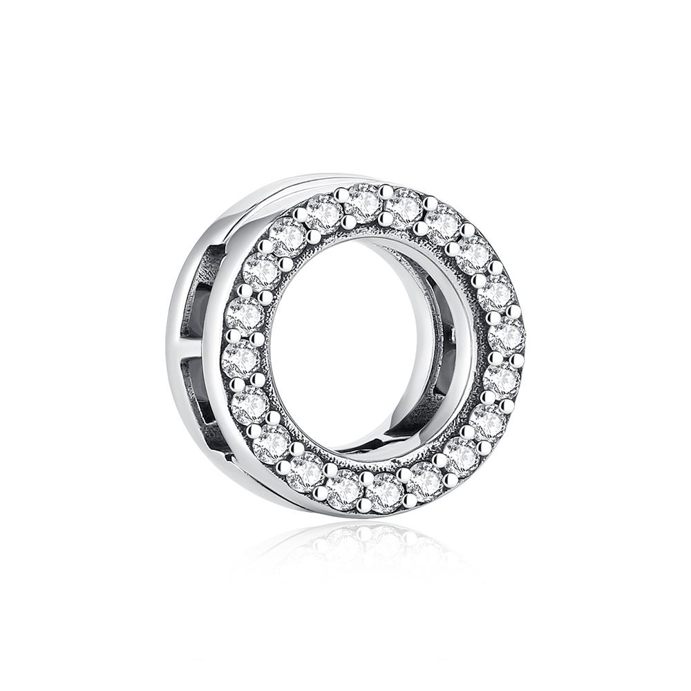 Oryginalne Miedziane Charmsy Reflections Klips Serce Motyl Litery Koraliki Pasują Bransoletki Marki Pan Biżuteria DIY Dla Kobiet