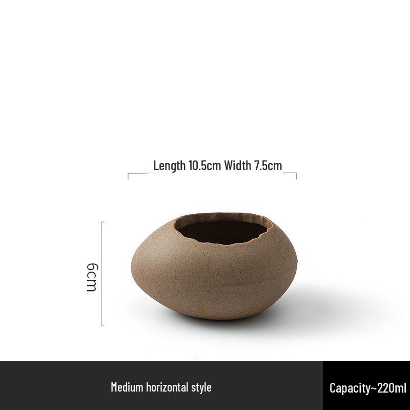 Creative Ostrich Eggshell Dessert Bowl - Unique Ceramic Tableware for Cold Drinks & Barbecue