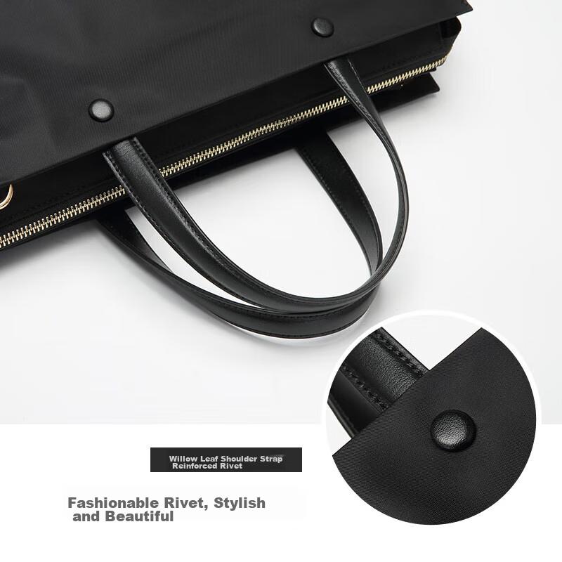 GOLF Laptop Bag for Women, 14-Inch Apple Huawei Notebook Handbag, Shoulder Crossbody Business Travel Briefcase for Wome