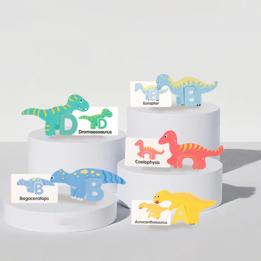 Dinosaur Letter Matching Toys, Children's Educational Toys, Early Education Learning Letters, Cultivating Early Language