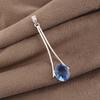 Tanzanite Gemstone 925 Sterling Silver Handmade Jewelry Women Pendant 1.79" PP-69-9