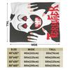 Terrifier Horror Film Blanket Quality Soft Warm  Throw Blanket Winter Child Couch Chair Sofa Bed Novelty Bedspread