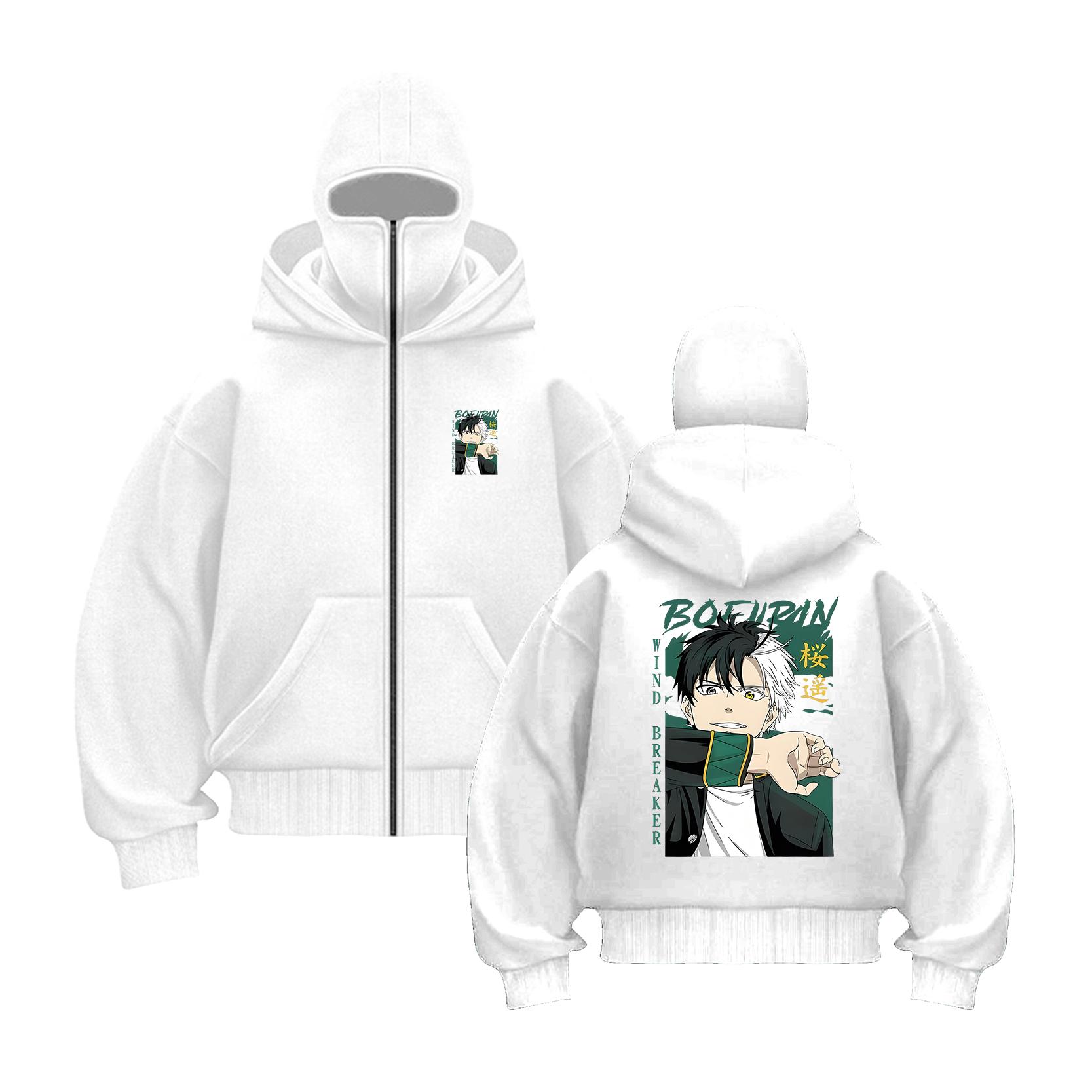 2025 High quality zipper Anime Casual