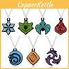 Stunning Genshin Impact Alloy Necklace With Seven Elemental Visions For Style And Charm