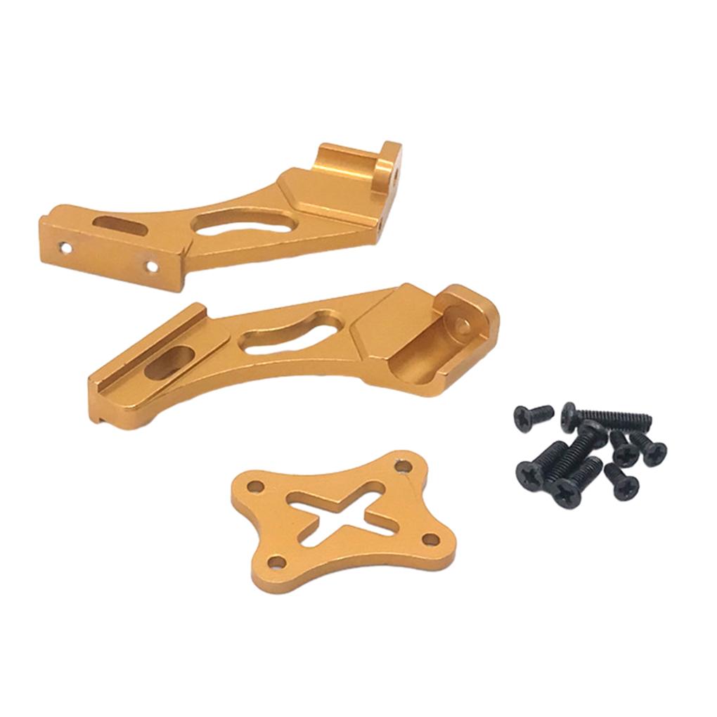 RCGOFOLLOW 2pieces Aluminum Alloy High Speed Tail Wing For 1/14 Rc Tail Wing 144001 RC Car Part RC Car Accessories