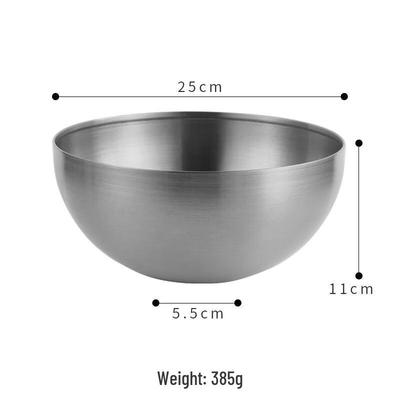 ZISIZ Stainless Steel Salad Bowl