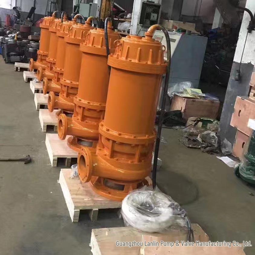 65WQ25-30 Non-Clogging 4kW Submersible Sewage Discharge Electric Pump