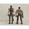 2pcs/lot Lanard the Corps Elite Kenji "Rain" Shinto Vs Zander Crash Baptiste 3.75inch Kid Toy Figure