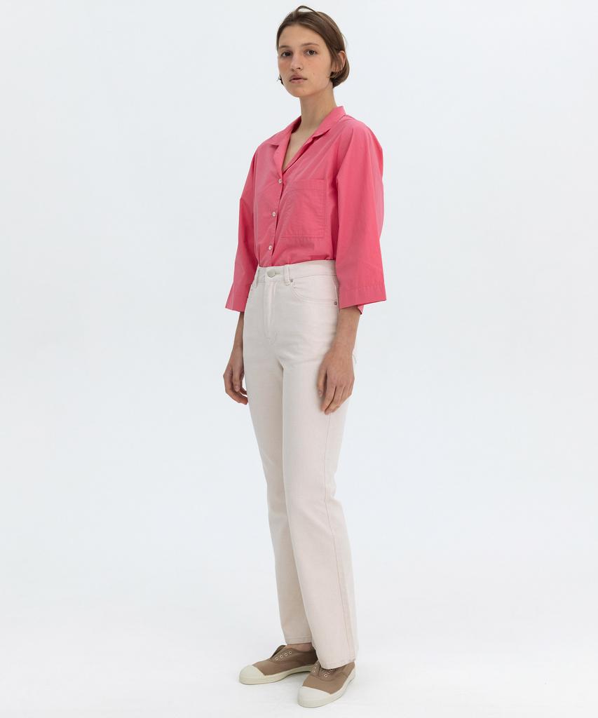BENSIMON Boots Cut Washing Pants - Pink