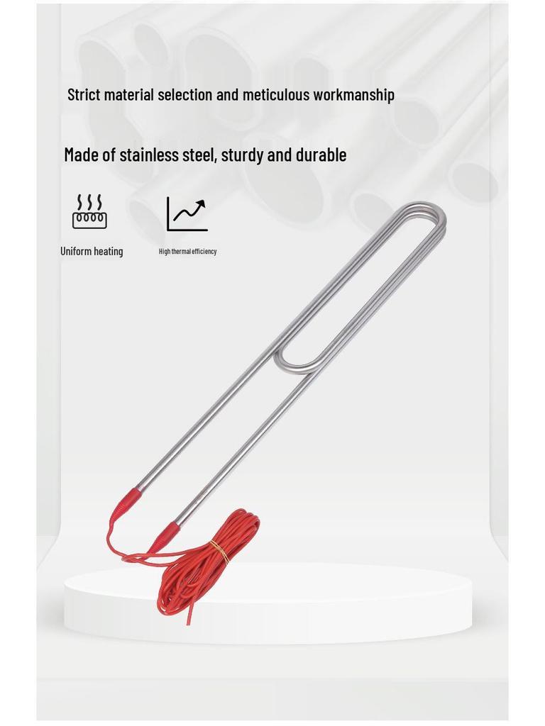 High-Power U-Shaped Stainless Steel Submersible Heating Rod for Industrial Water Tanks