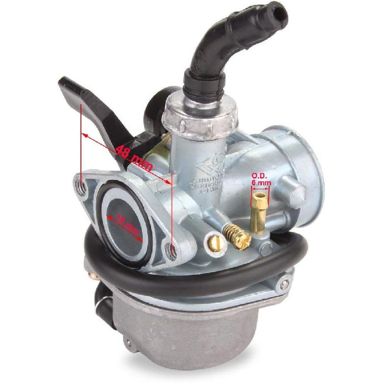 Carburetor PZ19 with Fuel Filter and 35mm Air Filter for 50cc 70cc 80cc 90cc 110